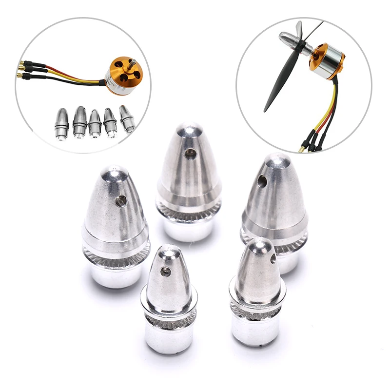 5pcs/lot 3.0 4.0 5.0mm RC Aluminum Bullet Propeller Adapter Holder For Brushless Motor Prop
5pcs/lot 3.0 4.0 5.0mm RC Aluminum Bullet Propeller Adapter Holder For Brushless Motor Prop