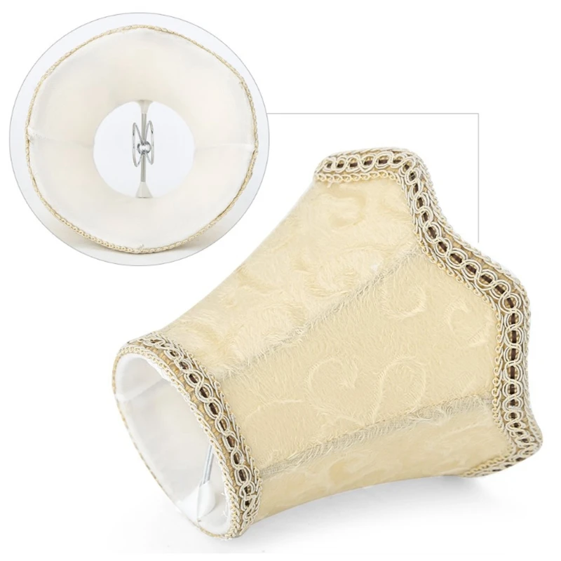 Modern European Wall Lamp Candle Chandelier Lamp Shade Chandelier Accessories Suitable for Crystal Candle Chandelier Apricot Col
Modern European Wall Lamp Candle Chandelier Lamp Shade Chandelier Accessories Suitable for Crystal Candle Chandelier Apricot Col