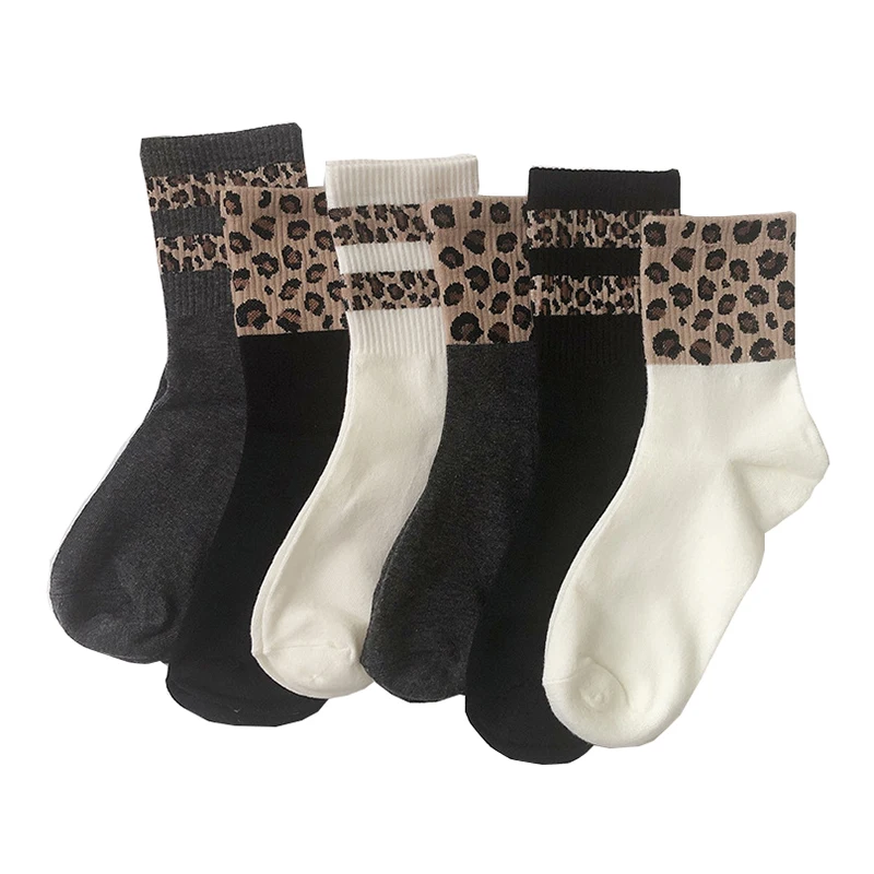 3 Pairs Leopard Print Cotton Socks Women Winter Warm Long Socks Harajuku Brand Luxury Kawaii Sports Street Apparel Korea Style
3 Pairs Leopard Print Cotton Socks Women Winter Warm Long Socks Harajuku Brand Luxury Kawaii Sports Street Apparel Korea Style