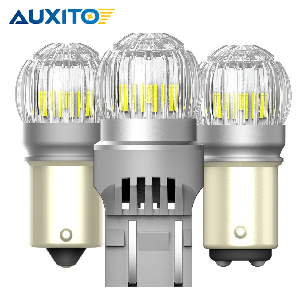 

AUXITO 2Pcs P21W LED Canbus Error Free W16W T15 1156 Ba15s Bay15d P21/5W 7443 W21/5W LED Lights Backup Reverse Parking Light DRL