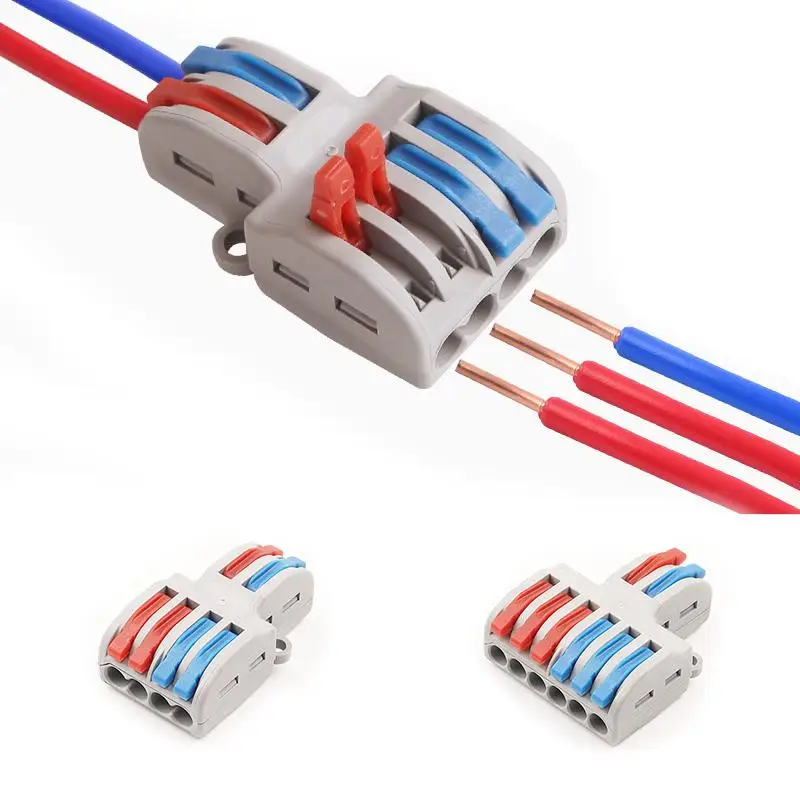Wiring Cable Connectors Fast Wire Connector Push-in Terminal Block Wire Splitter SPL-42/62
Wiring Cable Connectors Fast Wire Connector Push-in Terminal Block Wire Splitter SPL-42/62