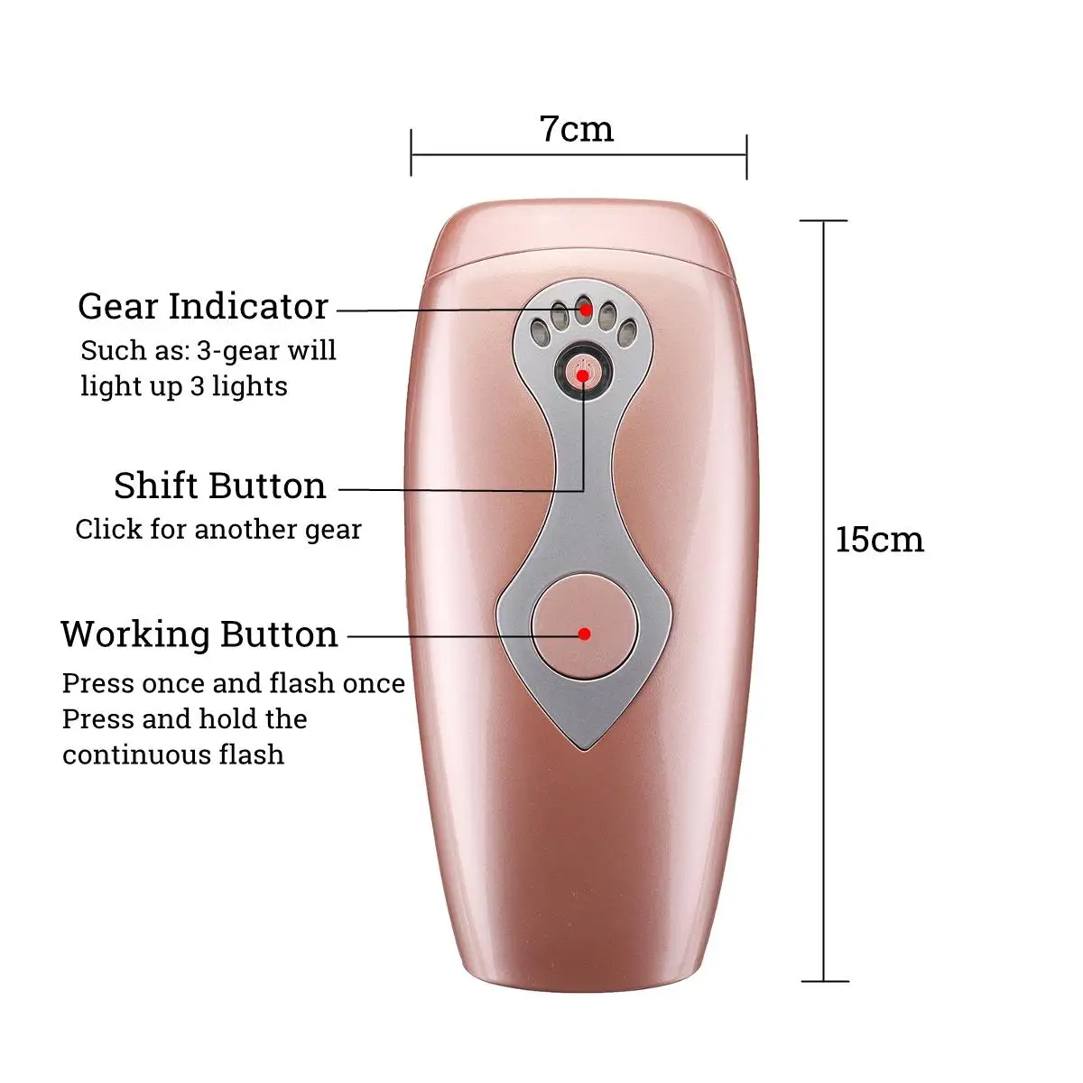 600000 Flash Depilatory Laser Hair Epilator Permanent Hair Removal IPL System Shot Light Pulses Whole Body 5 Gear Adjustable 
600000 Flash Depilatory Laser Hair Epilator Permanent Hair Removal IPL System Shot Light Pulses Whole Body 5 Gear Adjustable