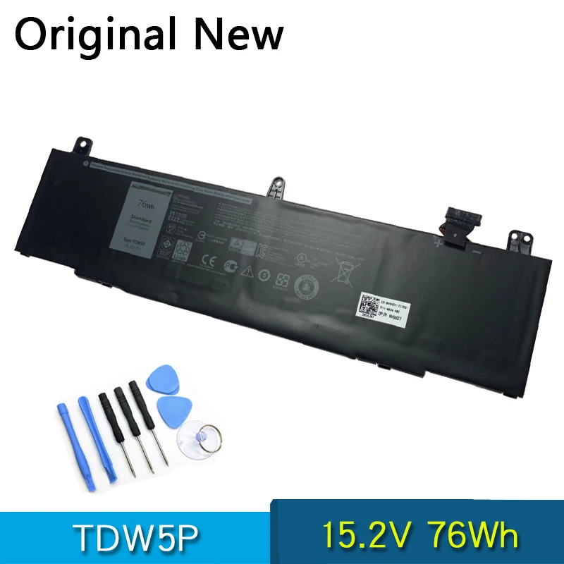 NEW Original TDW5P Laptop Battery For Dell Alienware 13 R3 ALW13C D2718 1738 2508 2718 2738 2838 15.2V 76Wh 0V9XD7
NEW Original TDW5P Laptop Battery For Dell Alienware 13 R3 ALW13C D2718 1738 2508 2718 2738 2838 15.2V 76Wh 0V9XD7