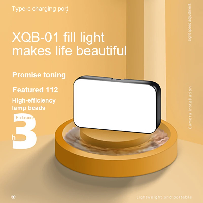 Rechargeable 2500mAh LED Selfie Light 3200K-6500K Dimmable Ultra Bright Video Light With Tripod For Live Streaming Photography
Rechargeable 2500mAh LED Selfie Light 3200K-6500K Dimmable Ultra Bright Video Light With Tripod For Live Streaming Photography
