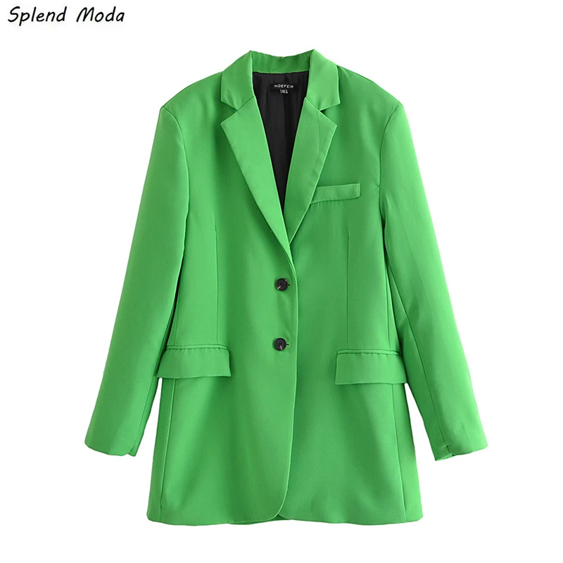 Splend Moda Autumn New Fashion Vintage Office Lady Notched Collar Single-Breasted Pocket Straight Solid Color Blazer Women
Splend Moda Autumn New Fashion Vintage Office Lady Notched Collar Single-Breasted Pocket Straight Solid Color Blazer Women
