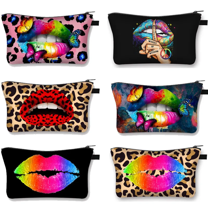 Enthusiastic Rainbow Lip Butterfly Cosmetic Bag Women Makeup Lipstick Storage Young Boys And Girls Cosmetic Organizers
Enthusiastic Rainbow Lip Butterfly Cosmetic Bag Women Makeup Lipstick Storage Young Boys And Girls Cosmetic Organizers