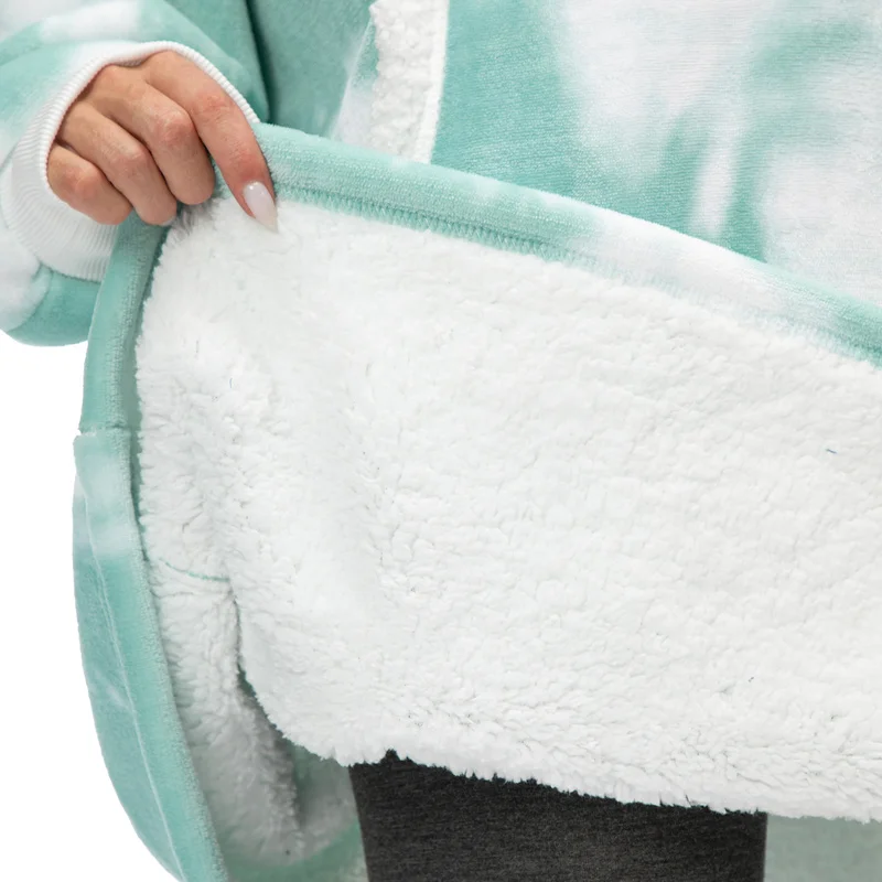 Tie Dye Oversized Hoodie Sweatshirt Women Fleece Giant TV Blanket With Sleeves Winter Hoodies Ladies Pockets Pullover
Tie Dye Oversized Hoodie Sweatshirt Women Fleece Giant TV Blanket With Sleeves Winter Hoodies Ladies Pockets Pullover