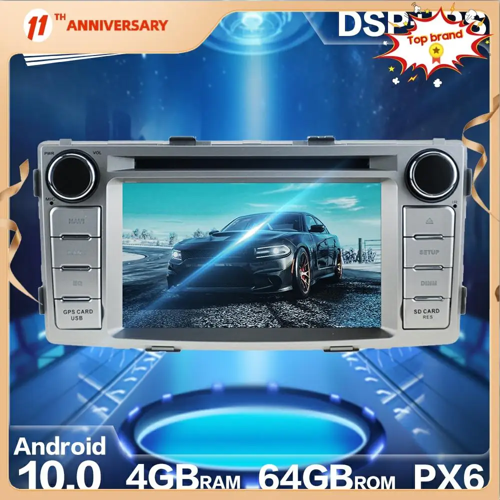 Автомобильное радио Aotsr PX6, Android 10,0, 4 + 64 ГБ, GPS-навигация, DSP, для Toyota Hilux, Fortuner, HD, стерео, видео, мультимедийный DVD-плеер
Автомобильное радио Aotsr PX6, Android 10,0, 4 + 64 ГБ, GPS-навигация, DSP, для Toyota Hilux, Fortuner, HD, стерео, видео, мультимедийный DVD-плеер