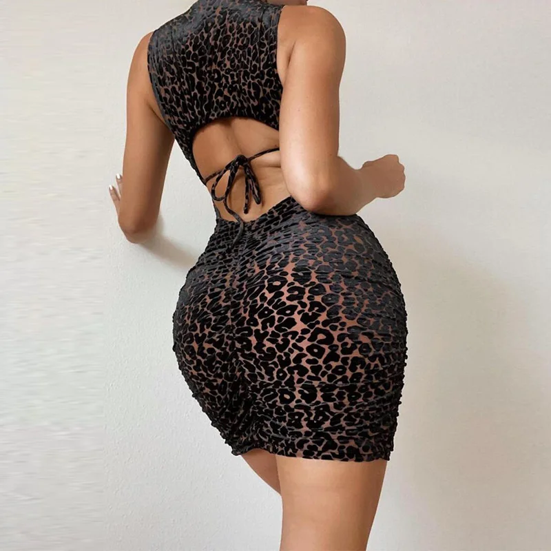 Leopard Print Bodycon Pencil Dress Women Summer 2021 Sleeveless Sexy Night Party Dress Elegant O-neck Mini Dresses Club Outfits
Leopard Print Bodycon Pencil Dress Women Summer 2021 Sleeveless Sexy Night Party Dress Elegant O-neck Mini Dresses Club Outfits