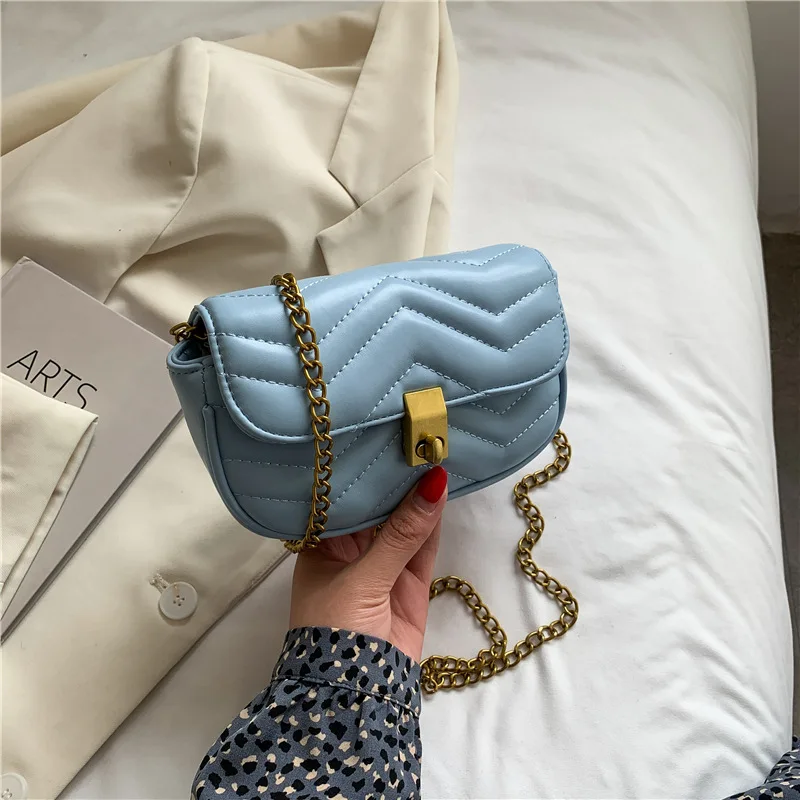 Summer Small Bag Female 2021 New Trendy Fashion Lady Chain Messenger Bag Simple One-shoulder Embroidery Thread Small Square Bag
Summer Small Bag Female 2021 New Trendy Fashion Lady Chain Messenger Bag Simple One-shoulder Embroidery Thread Small Square Bag