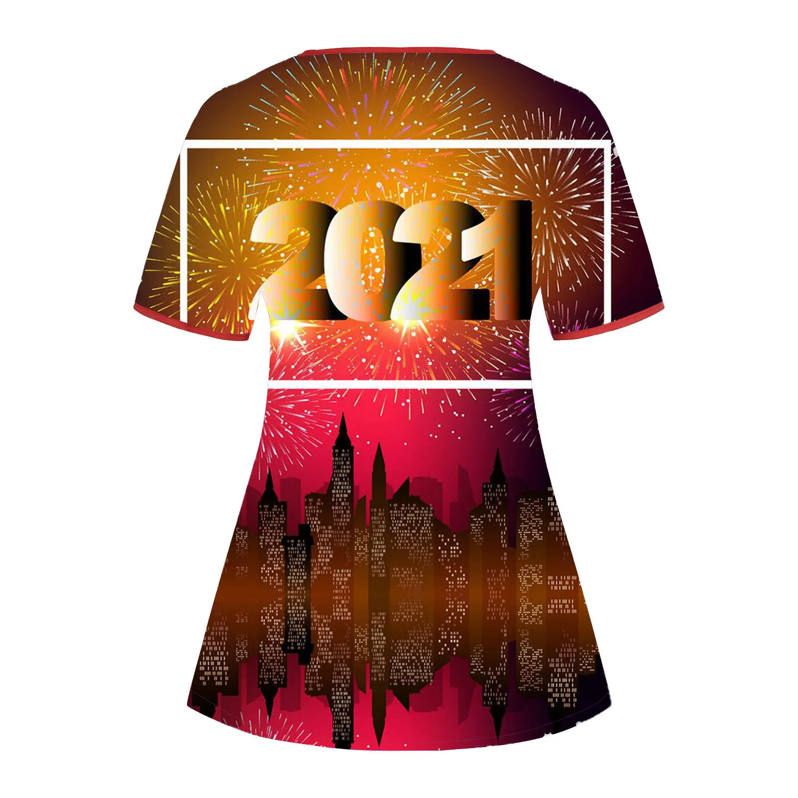 Women Short Sleeve V-Neck Top Working Uniform Christmas Thanksgiving Blouse Health Workers Workwear Protect Uniform Care Clothes
Women Short Sleeve V-Neck Top Working Uniform Christmas Thanksgiving Blouse Health Workers Workwear Protect Uniform Care Clothes