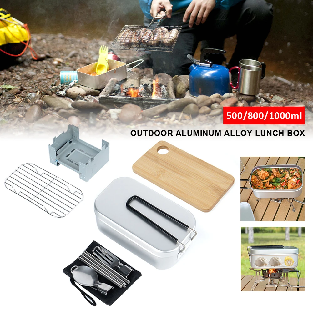 Aluminum Alloy Bento Box Portable Thickened Lunch Box Food Container with Foldable Handle for Adults Kids Picnic School Office
Aluminum Alloy Bento Box Portable Thickened Lunch Box Food Container with Foldable Handle for Adults Kids Picnic School Office