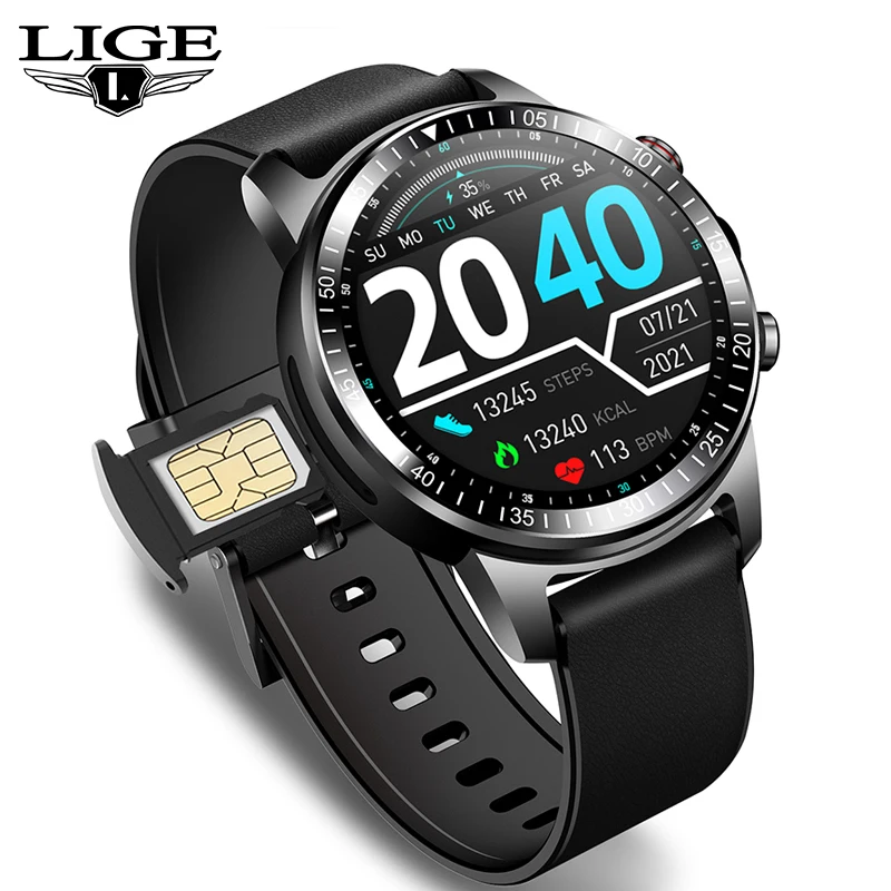 Смарт-часы LIGE мужские со встроенным GPS, Wi-Fi, 4G, 16 Гб ПЗУ 
Смарт-часы LIGE мужские со встроенным GPS, Wi-Fi, 4G, 16 Гб ПЗУ