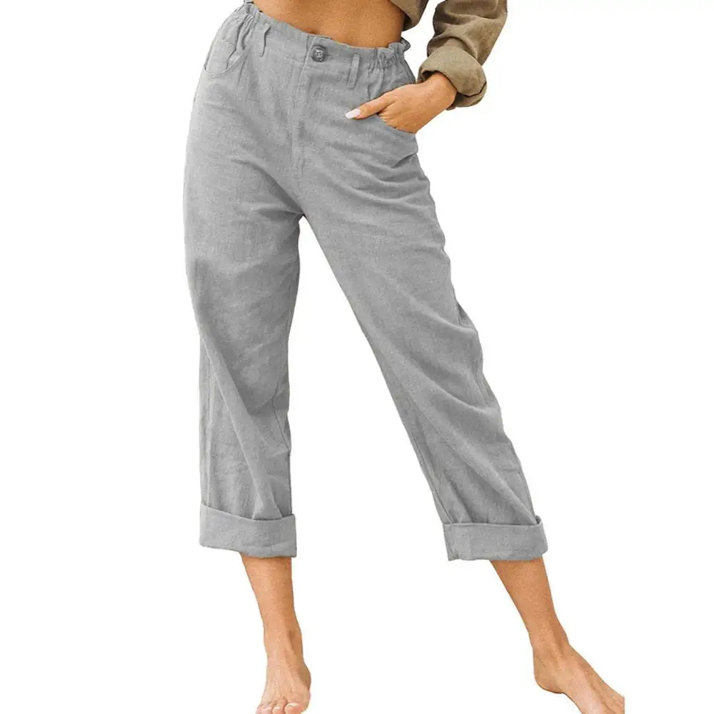 65% Dropshipping!!Women Casual High Waist Pockets Cotton Linen Long Straight Pants Loose Trousers
65% Dropshipping!!Women Casual High Waist Pockets Cotton Linen Long Straight Pants Loose Trousers