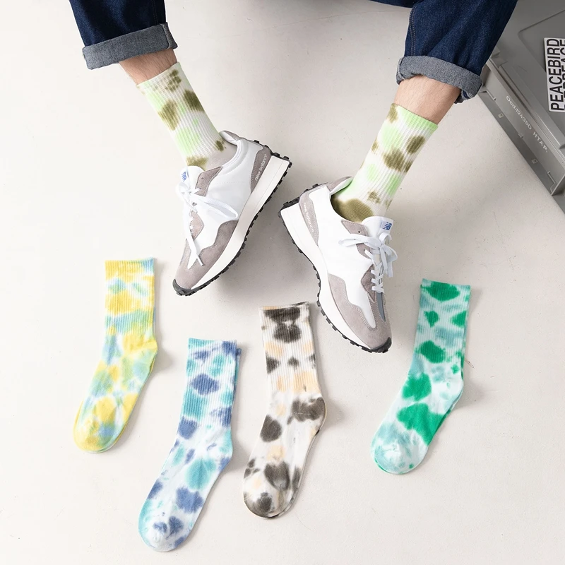 Sports Street Skateboard Tie Dye Gradient Socks Men Women Harajuku Fashion Cotton High Quality Light Color Long Socks Pop Socket
Sports Street Skateboard Tie Dye Gradient Socks Men Women Harajuku Fashion Cotton High Quality Light Color Long Socks Pop Socket