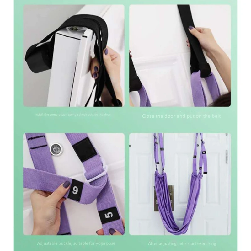 Aerial Yoga Strap, Fitness Strap Band for Waist Leg Stretching, Door Swing Adjustable Strap-Back Bend Yoga
Aerial Yoga Strap, Fitness Strap Band for Waist Leg Stretching, Door Swing Adjustable Strap-Back Bend Yoga