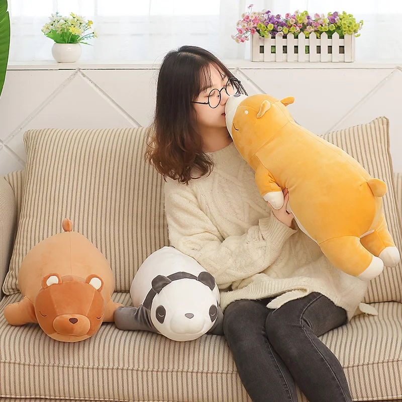 50cm Soft Lying Panda Shiba inu Dog Brown Bear Plush Pillow Stuffed Soft Cartoon Animals Throw Pillow School Nap Sleeping Pillow
50cm Soft Lying Panda Shiba inu Dog Brown Bear Plush Pillow Stuffed Soft Cartoon Animals Throw Pillow School Nap Sleeping Pillow