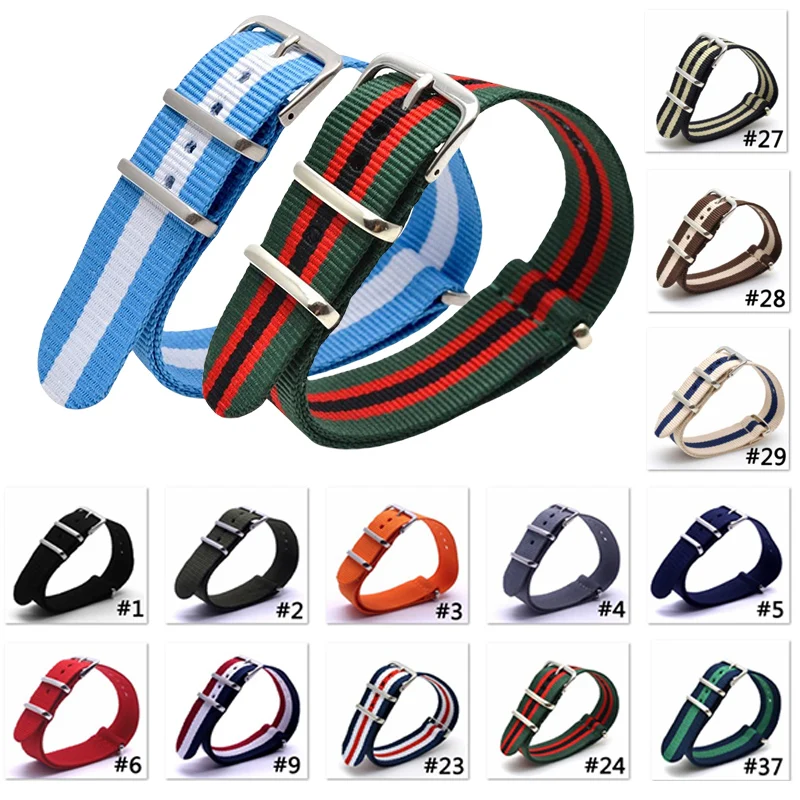 New 16/18/20/22/24mm Multicolor Cambo Nato Woven Fiber Watchband Nylon Bracelet Strap Wristband Buckle Watch Accessories 
New 16/18/20/22/24mm Multicolor Cambo Nato Woven Fiber Watchband Nylon Bracelet Strap Wristband Buckle Watch Accessories