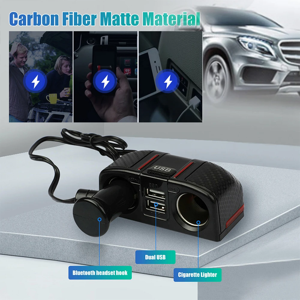 Разветвитель для автомобильного прикуривателя, 12 В, 1 шт.
Разветвитель для автомобильного прикуривателя, 12 В, 1 шт.