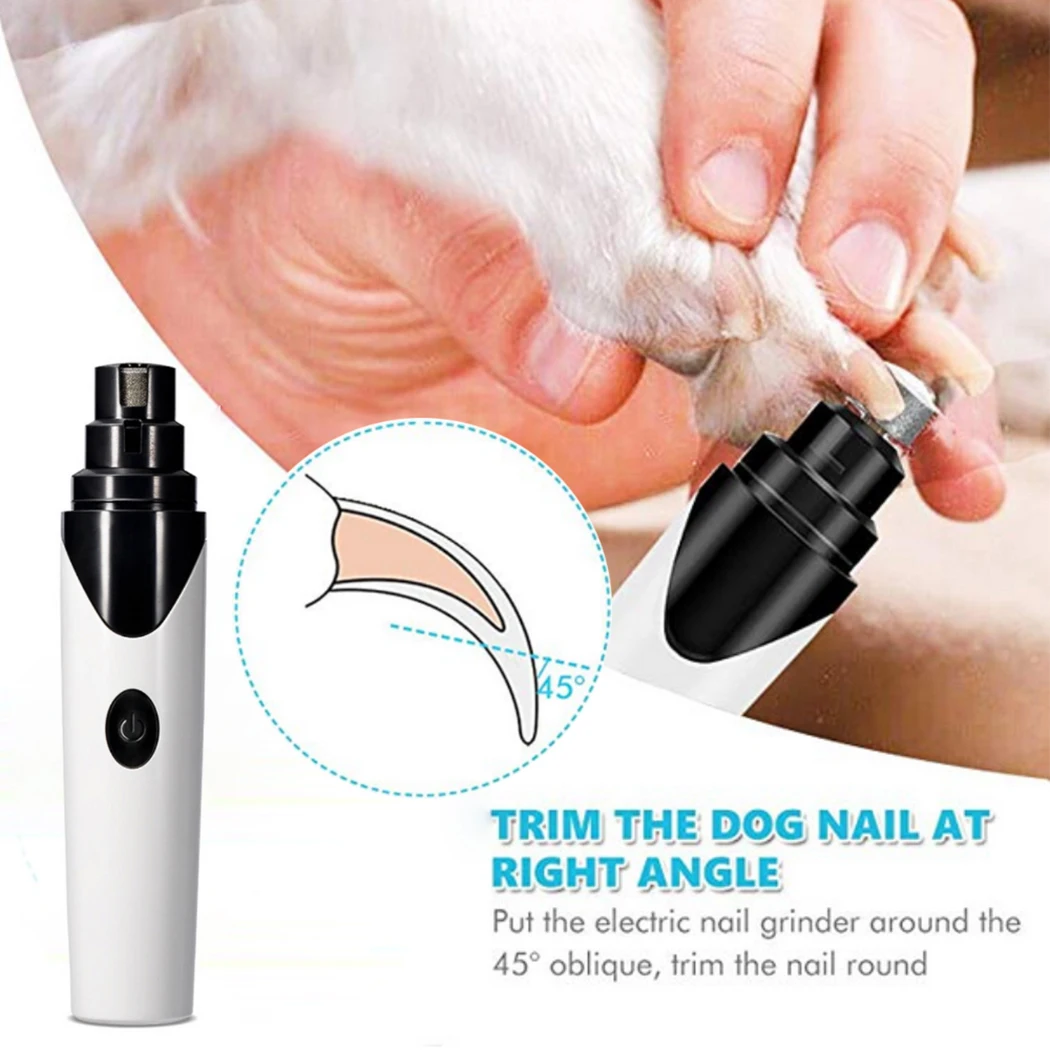 Dog Cat Nail Clippers for Dog Nail Grinders Rechargeable USB Charging Pet Quiet Cat Paws Nail Grooming Trimmer Tools
Dog Cat Nail Clippers for Dog Nail Grinders Rechargeable USB Charging Pet Quiet Cat Paws Nail Grooming Trimmer Tools