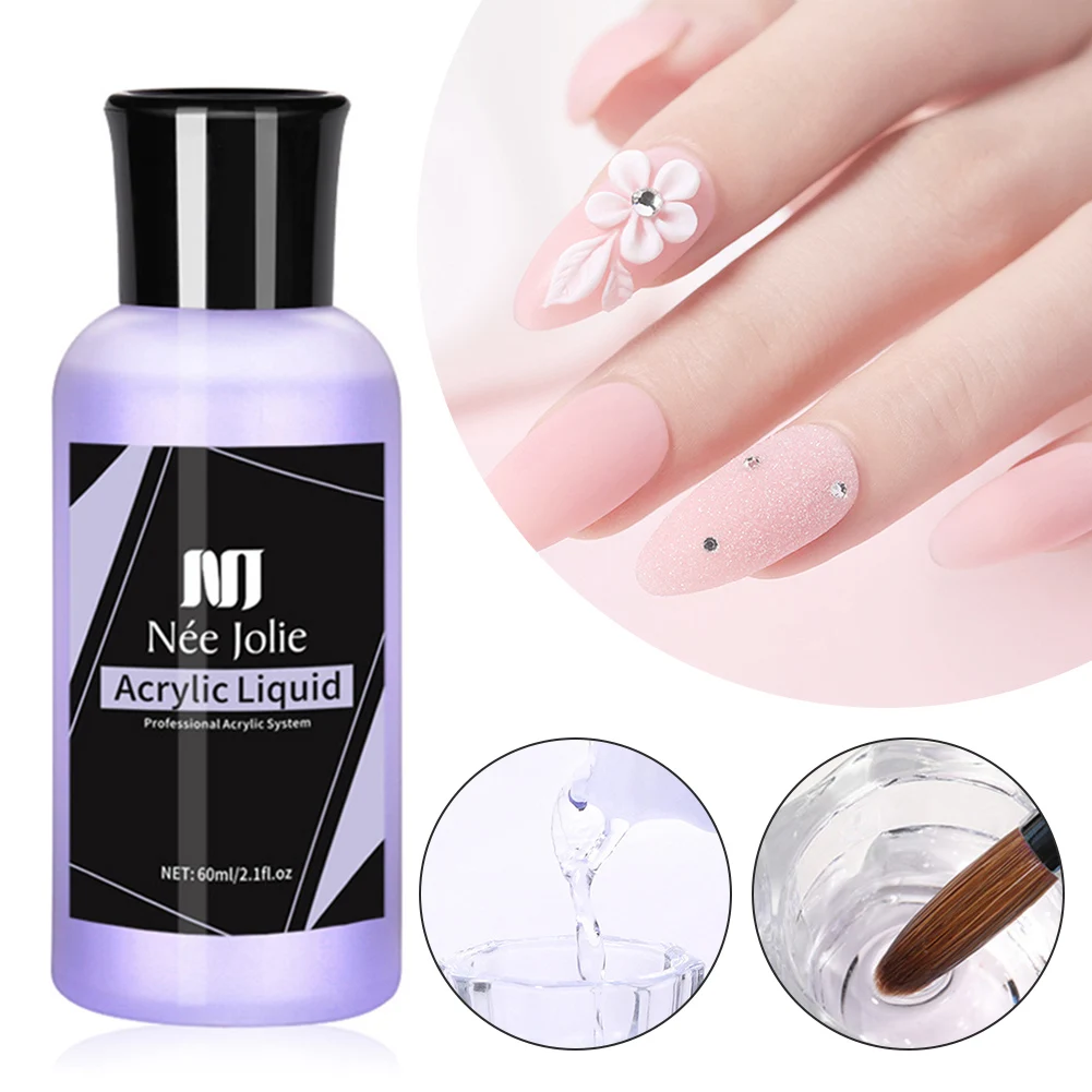 

Nail Liquid Monomer Acrylic Nail Liquid 20ml/60ml Liquid Monomer For Nail DIY, Nail Extension, Nail Carving Manicure Tool