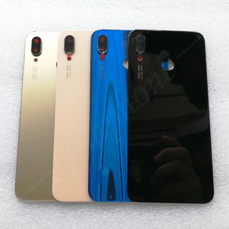 New Original Tempered Glass Back Cover For Huawei P20 Lite/Nova 3E Spare Parts Back Battery Cover Door Housing + Camera frame
New Original Tempered Glass Back Cover For Huawei P20 Lite/Nova 3E Spare Parts Back Battery Cover Door Housing + Camera frame