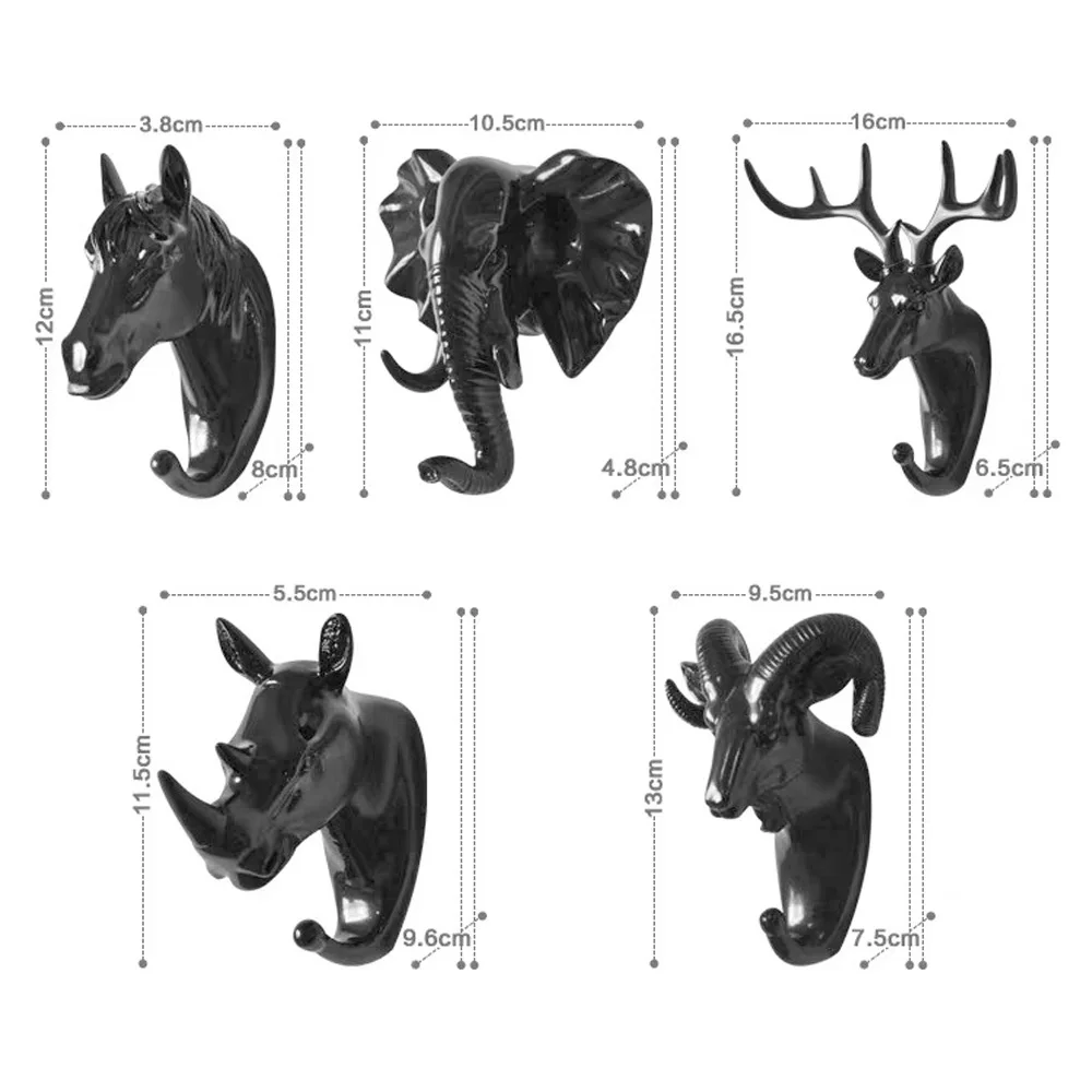 Wall Hanging Hook Vintage Deer Head Antlers Nordic Animal Hanging Coat Hook For Keys Clothes Hat Wall Decoration Rack
Wall Hanging Hook Vintage Deer Head Antlers Nordic Animal Hanging Coat Hook For Keys Clothes Hat Wall Decoration Rack