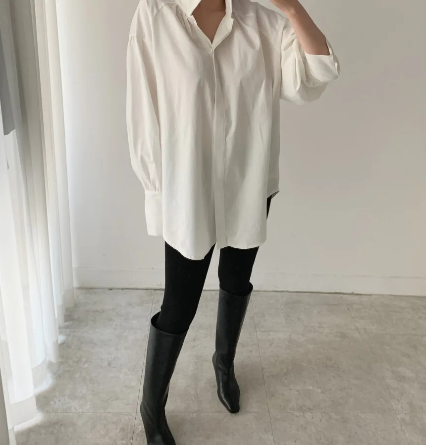 ONALIPPA Women Shirt 2021 Autumn French Style Niche Lapel Single-Breasted Loose Versatile Solid Color Casual Puff Sleeve Blouses
ONALIPPA Women Shirt 2021 Autumn French Style Niche Lapel Single-Breasted Loose Versatile Solid Color Casual Puff Sleeve Blouses