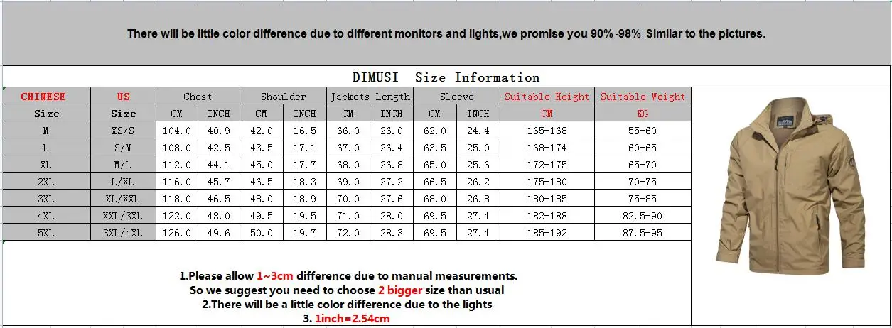 DIMUSI Autumn Men's Jackets Casual Outwear Hiking Windbreaker Hooded Coats Fashion Slim Fit Cargo Bomber Jackets Mens Clothing
DIMUSI Autumn Men's Jackets Casual Outwear Hiking Windbreaker Hooded Coats Fashion Slim Fit Cargo Bomber Jackets Mens Clothing
