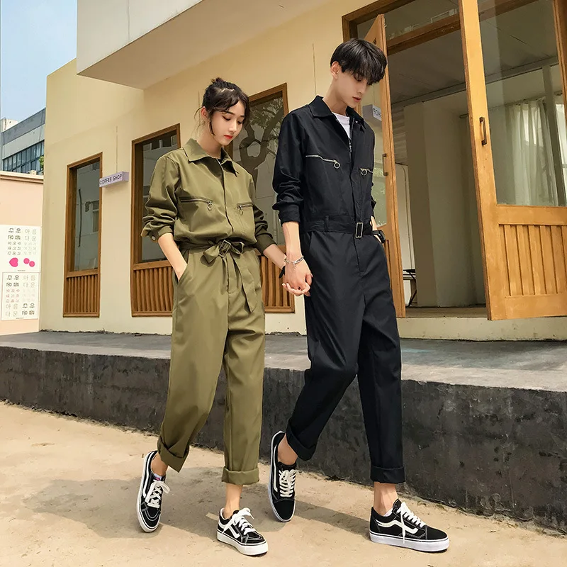 Long Sleeve Jumpsuit For Men Women Couple Lovers 2020 New Fashion Casual Spring Fall Clothes One Piece Rompers Male Overalls
Long Sleeve Jumpsuit For Men Women Couple Lovers 2020 New Fashion Casual Spring Fall Clothes One Piece Rompers Male Overalls