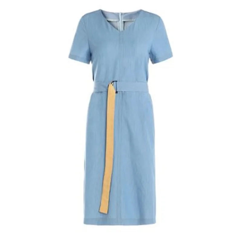 2020 NEW V-neck spring summer superior quality solid girl dress women's Party dresses elegant Lady French style Denim Dress Chic
2020 NEW V-neck spring summer superior quality solid girl dress women's Party dresses elegant Lady French style Denim Dress Chic