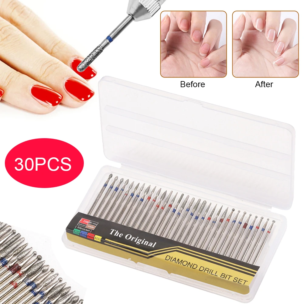 30pcs Nail Drill Bits Set Pedicure Bits for Manicure Machine rod Polishing Grinding Head Replacement Milling Cutter Sets
30pcs Nail Drill Bits Set Pedicure Bits for Manicure Machine rod Polishing Grinding Head Replacement Milling Cutter Sets