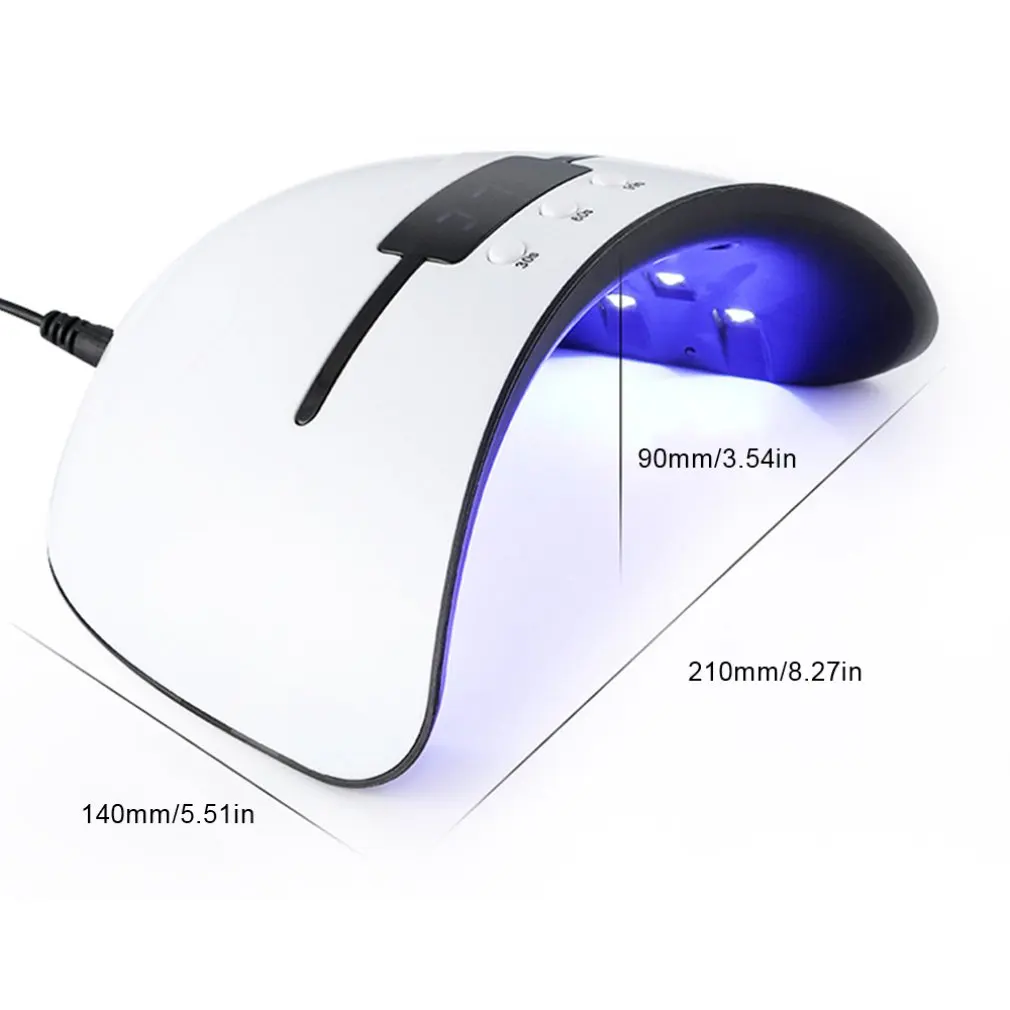 2 in 1 36W UV/ LED Nail Lamp Dryer Curing Lamp Nail Machine Supporting Timer Settings for Gel & Regular Gel Polish
2 in 1 36W UV/ LED Nail Lamp Dryer Curing Lamp Nail Machine Supporting Timer Settings for Gel & Regular Gel Polish