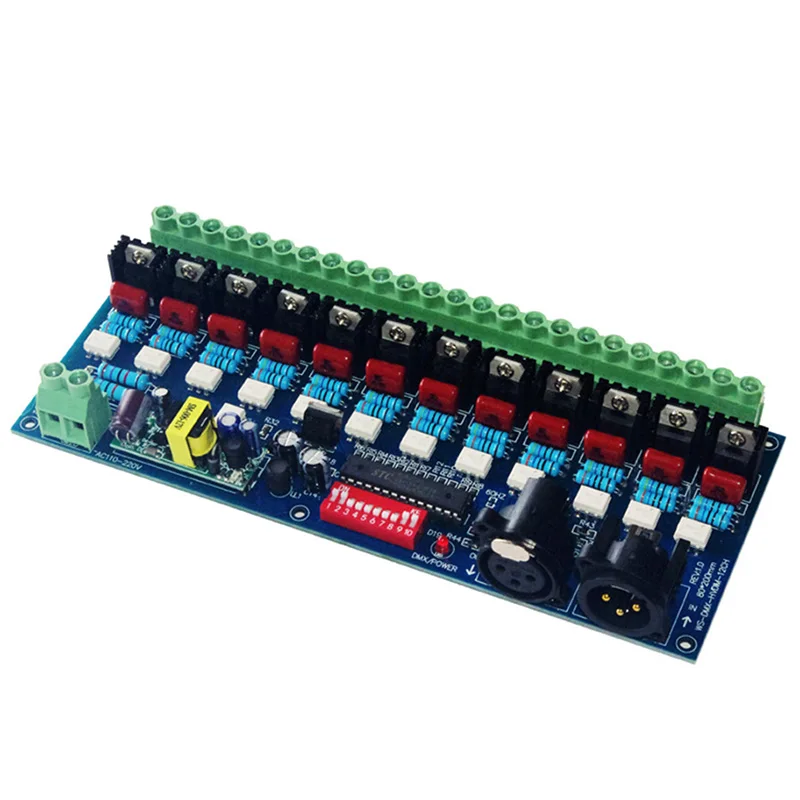 High voltage 12 channels DMX512 Decoder AC110V-220V 50HZ 12CH Dimmer 5A*12CH DMX dimmer For incandescent lights lamp lighting
High voltage 12 channels DMX512 Decoder AC110V-220V 50HZ 12CH Dimmer 5A*12CH DMX dimmer For incandescent lights lamp lighting