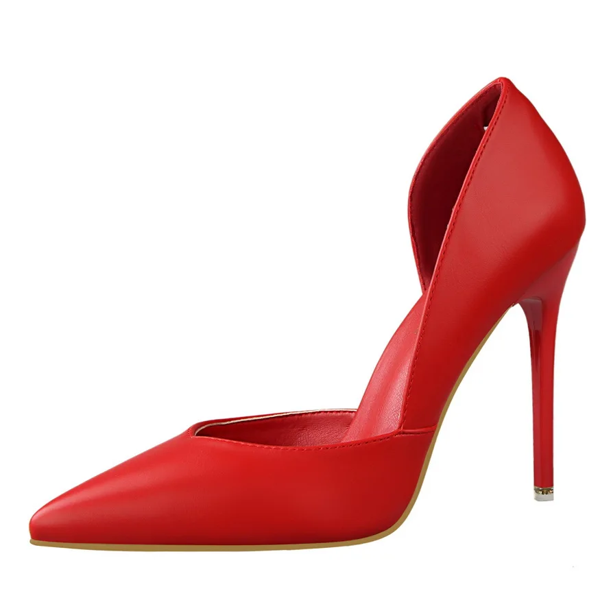 2019 New Fashion Simple Sexy Nightclubs Show Thin Women's Shoes Thin Heels Ultra-high Heels Shallow Tip Hollow Single Shoes
2019 New Fashion Simple Sexy Nightclubs Show Thin Women's Shoes Thin Heels Ultra-high Heels Shallow Tip Hollow Single Shoes