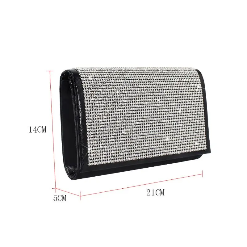Women Lady Glitter Wallet Clutch Bag Bridal Evening Party Handbag Chain Purse 
Women Lady Glitter Wallet Clutch Bag Bridal Evening Party Handbag Chain Purse