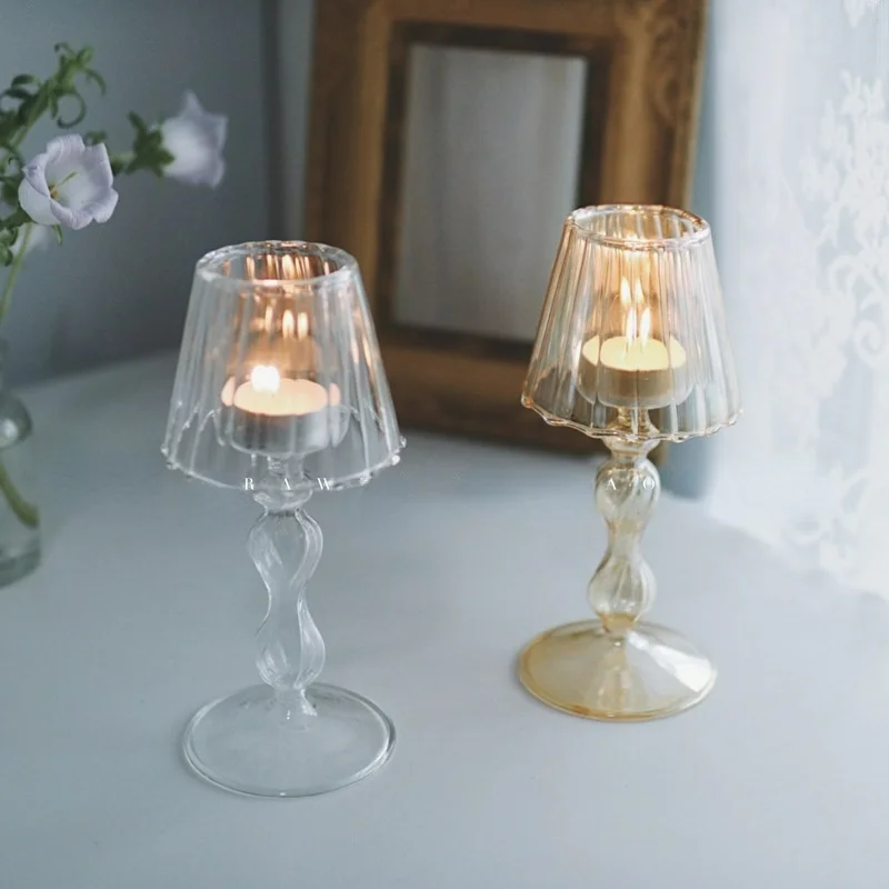 Romantic Vintage Candle Holder French Glass Home Ornament Candlestick Birthday Gift Titular De La Vela Room Decoration BS50ZT
Romantic Vintage Candle Holder French Glass Home Ornament Candlestick Birthday Gift Titular De La Vela Room Decoration BS50ZT