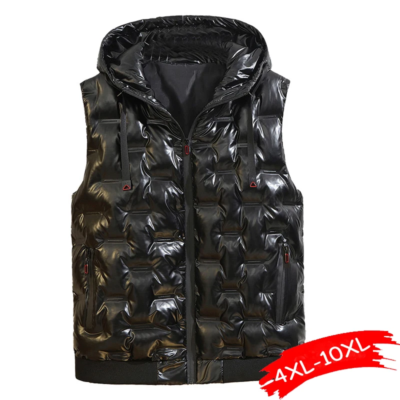 8XL 9XL 10XL Big Size Autumn Winter Sleeveless Hooded Jackets Fashion Vest Coats Man Women Thicken Warm Glossy Vests Waistcoats
8XL 9XL 10XL Big Size Autumn Winter Sleeveless Hooded Jackets Fashion Vest Coats Man Women Thicken Warm Glossy Vests Waistcoats