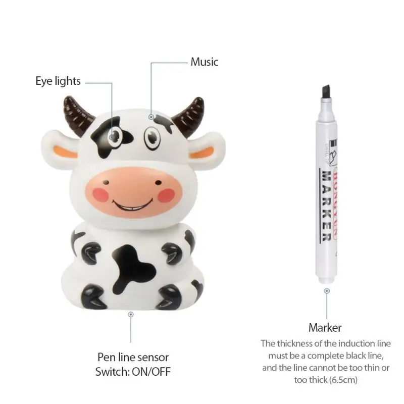 Cute Line Drawing Induction Toy Cartoon Calf Mouse Sensory Robot Toy Electric Pets Glowing Sound Birthday Gifts For Children 
Cute Line Drawing Induction Toy Cartoon Calf Mouse Sensory Robot Toy Electric Pets Glowing Sound Birthday Gifts For Children