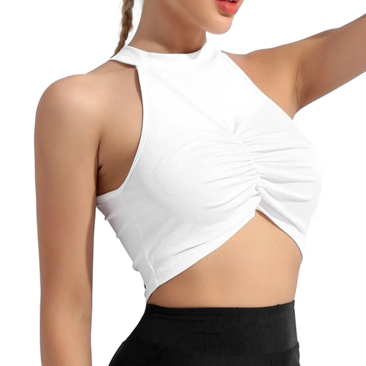 2021 Knit Crop Top Women Sleeveless Y2K Basic T Shirts Casual Summer Off Shoulder White O Neck Tank Top
2021 Knit Crop Top Women Sleeveless Y2K Basic T Shirts Casual Summer Off Shoulder White O Neck Tank Top