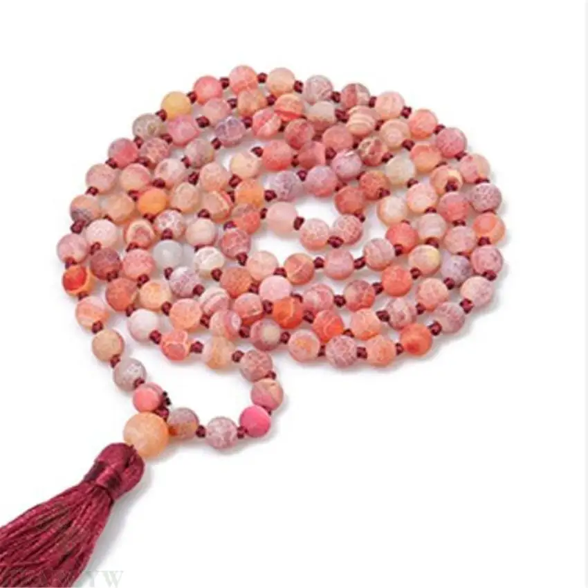 6mm Natural Red Elegance agate stone Handmade Beaded Necklaces Grade Tassel Wristband Wrist Mala Beauty Reiki Chakras Chain
6mm Natural Red Elegance agate stone Handmade Beaded Necklaces Grade Tassel Wristband Wrist Mala Beauty Reiki Chakras Chain