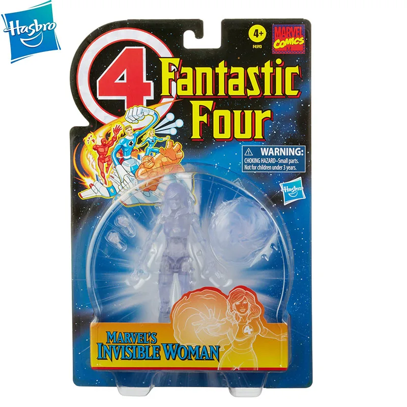 

In Stock Hasbro Marvel Legends Series Fantastic Four Retro Marvels Invisible Woman 6-Inch Movable Doll Toy Collectible Gift