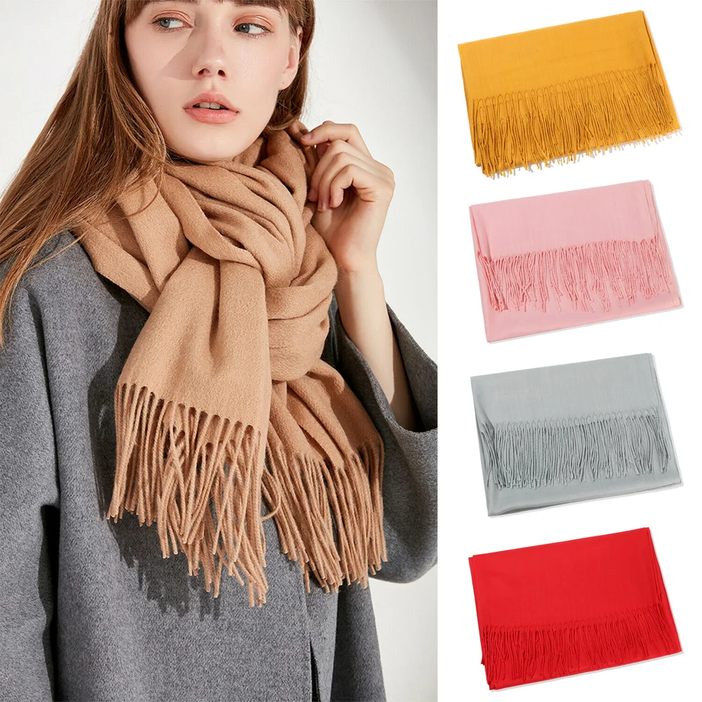 1 fashion candy color ladies winter warm knitted scarf soft luxurious mid-length plus velvet tassel shawl scarf
1 fashion candy color ladies winter warm knitted scarf soft luxurious mid-length plus velvet tassel shawl scarf