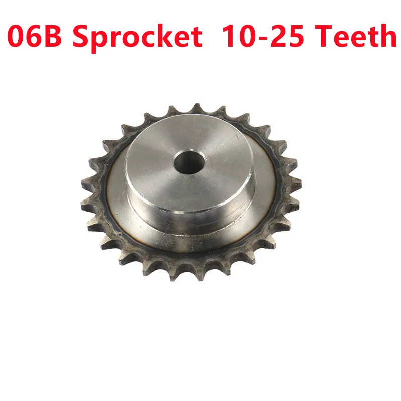 1PCS 06B Chain Drive Sprocket 10/12/14/15/16/17/18/20/21/24/25 Teeth Roller Chain Gear Pitch 9.525mm Industrial Sprocket Wheel
1PCS 06B Chain Drive Sprocket 10/12/14/15/16/17/18/20/21/24/25 Teeth Roller Chain Gear Pitch 9.525mm Industrial Sprocket Wheel