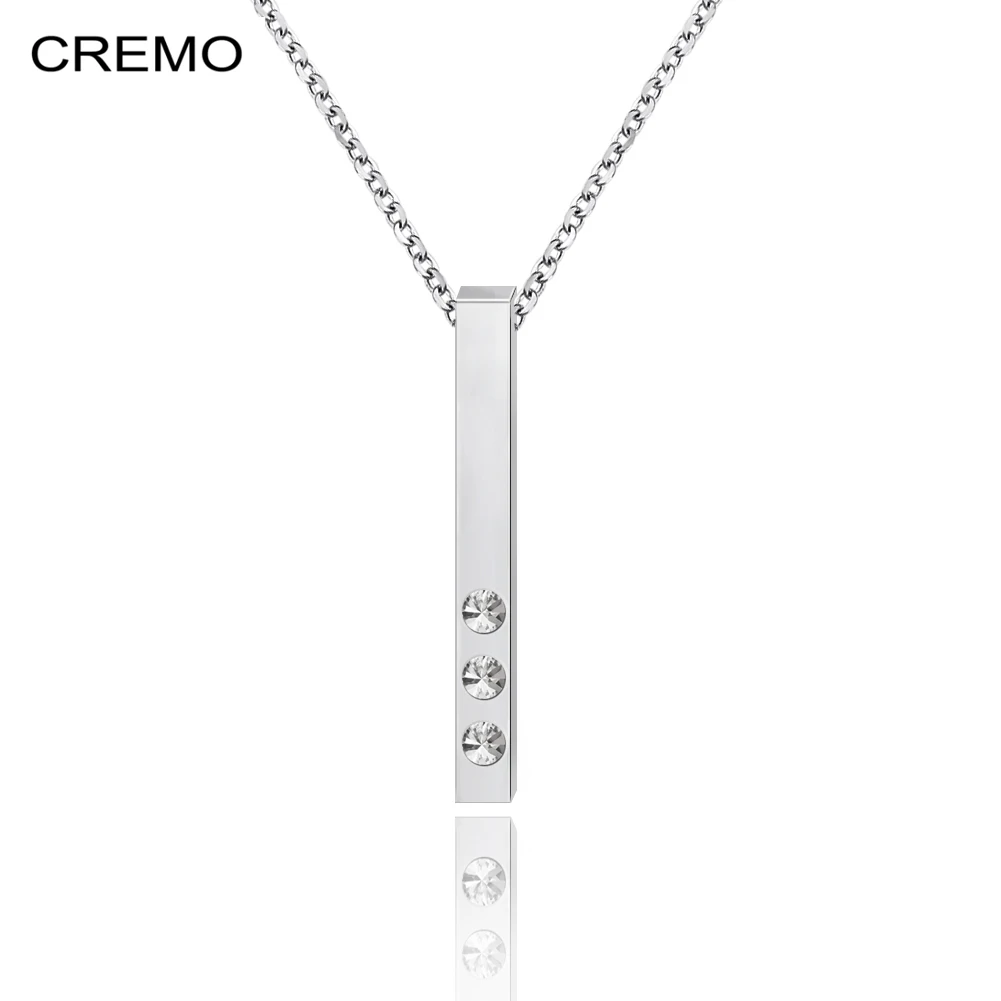 Cremo Fashion Square Necklace Couple Jewelry Stainless Steel Pendant Necklaces For Women And Men Valentine Day
Cremo Fashion Square Necklace Couple Jewelry Stainless Steel Pendant Necklaces For Women And Men Valentine Day