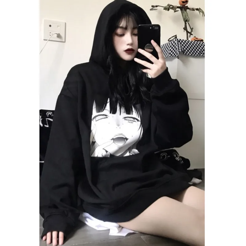 2021 Spring Autumn Woman's Hoodies Oversize Female Loose Cartoon Print Harajuku Women Sweatshirts Lady Fashion Japenese Hoodies
2021 Spring Autumn Woman's Hoodies Oversize Female Loose Cartoon Print Harajuku Women Sweatshirts Lady Fashion Japenese Hoodies