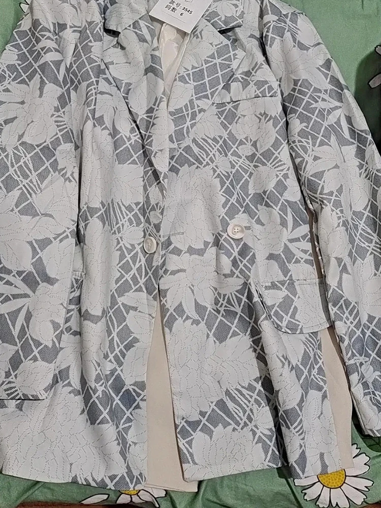 Sister Fara Chic Patchwork Print Blazer Women's Spring Jacket Coat Ladies Autumn Casual Blazer Notched Thin Long Loose Blazers
Sister Fara Chic Patchwork Print Blazer Women's Spring Jacket Coat Ladies Autumn Casual Blazer Notched Thin Long Loose Blazers