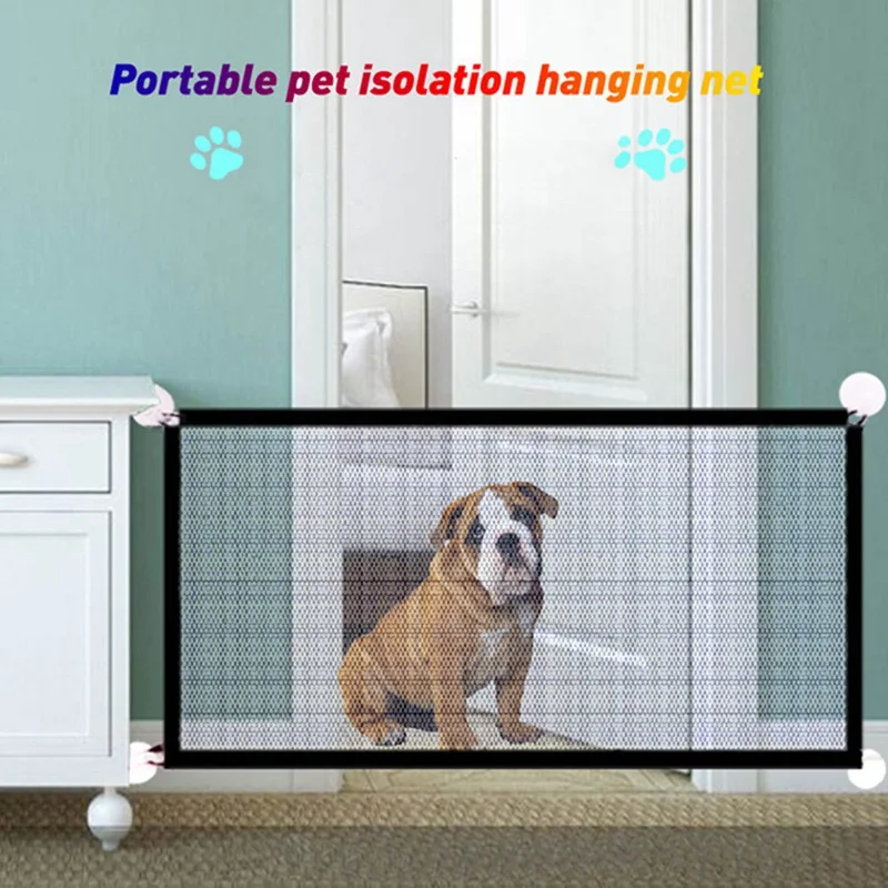 Portable Adjustable Pet Gate Safety Enclosure Net Extra Wide Retractable Folding Mesh Dog Gate For Doorways Stair Outdoor
Portable Adjustable Pet Gate Safety Enclosure Net Extra Wide Retractable Folding Mesh Dog Gate For Doorways Stair Outdoor