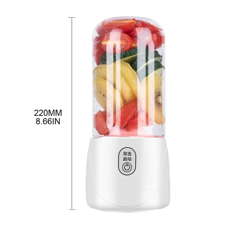 Protable Mini Juicer Cup Personal Travel Blender USB Rechargeable 300ml Fruit Mixing Machine Juice Making Appliances
Protable Mini Juicer Cup Personal Travel Blender USB Rechargeable 300ml Fruit Mixing Machine Juice Making Appliances