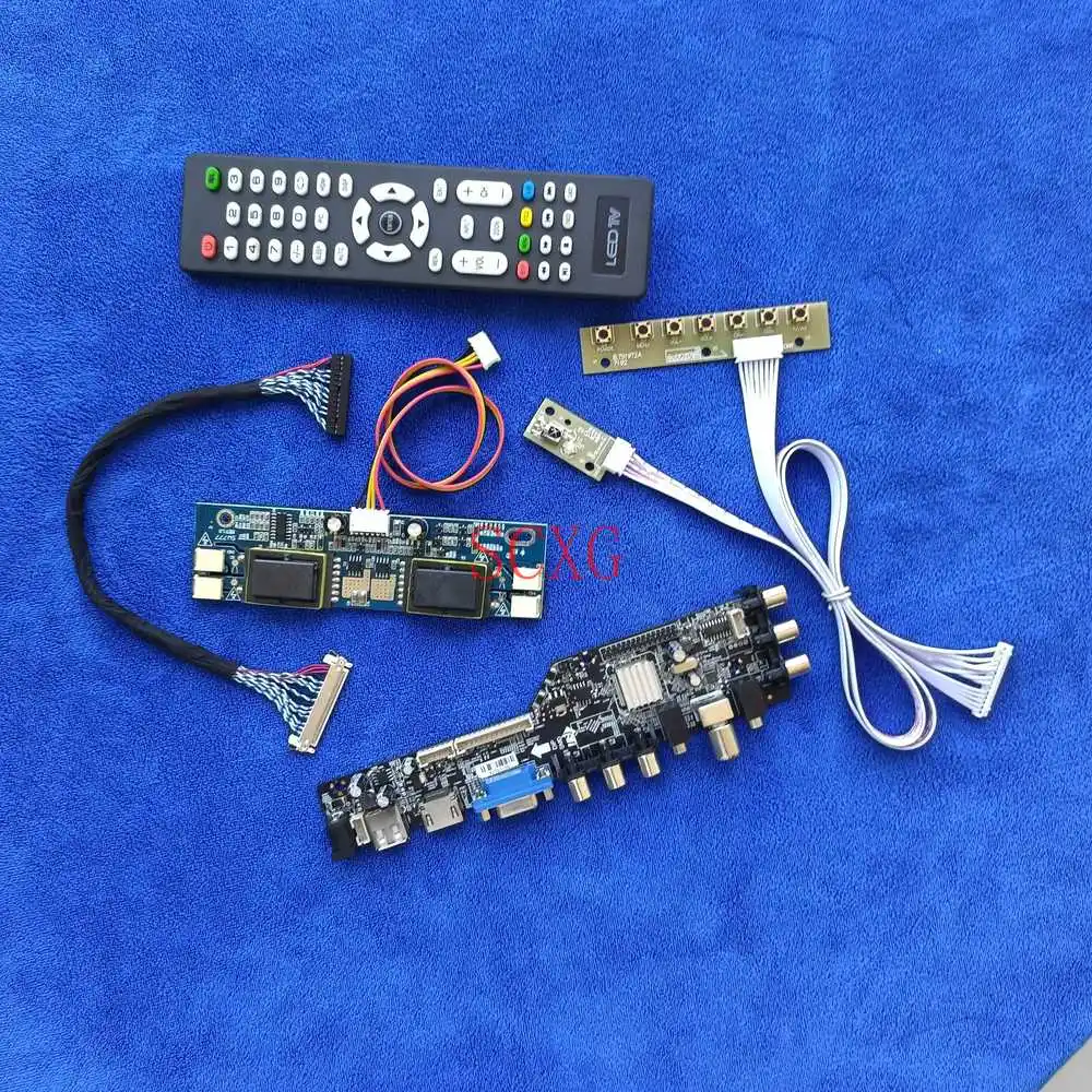 AV VGA USB HDMI-compatible For HSD190ME12/HSD190ME13/HSD190MEN3 LCD Controller Board Digital DVB 1280*1024 4CCFL 30 Pin LVDS KIT
AV VGA USB HDMI-compatible For HSD190ME12/HSD190ME13/HSD190MEN3 LCD Controller Board Digital DVB 1280*1024 4CCFL 30 Pin LVDS KIT